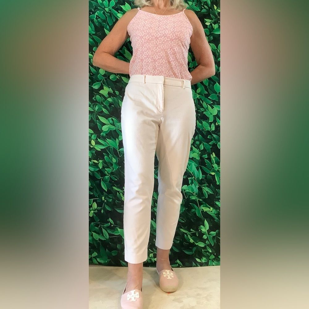🩷 White House Black Market Pink Ankle Pants – Size 8 - Picture 4 of 8